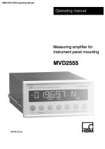 MVD-2555 operating